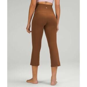 Lululemon Groove Super-High-Rise Crop 23" Roasted Brown Size 8